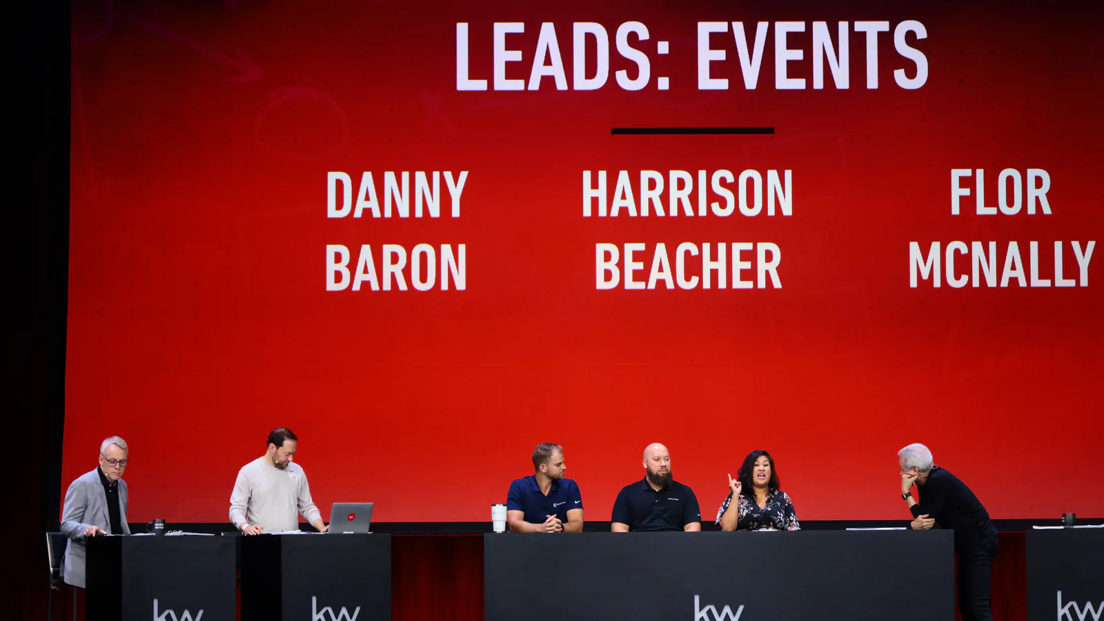Flor McNally on a Keller Williams panel about events as a source of business